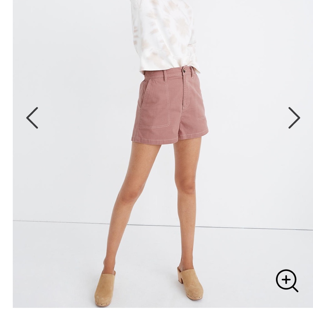 Madewell Camp Shorts-high waisted